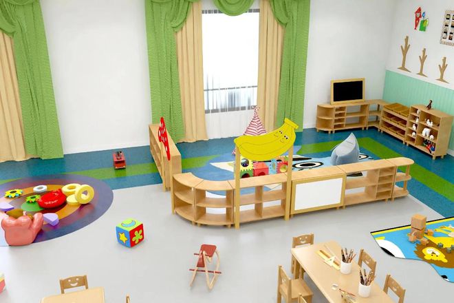 西安幼儿园装修设计施工托管所装修设计—西安东朗装饰工程(图2)