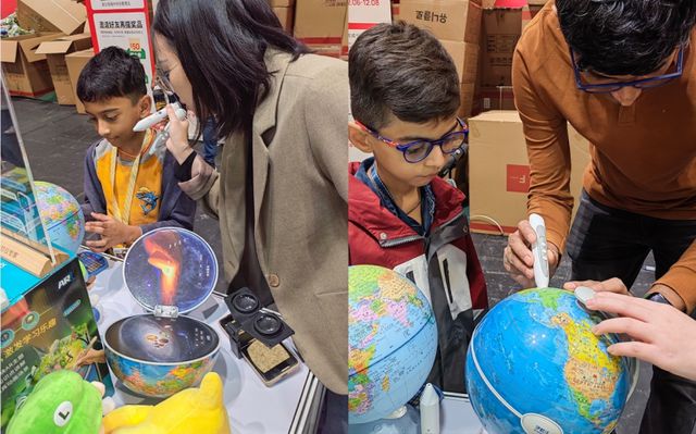 伊思沃亮相第七届香港儿童书展暨超级亲子用品展智能地球仪引爆全场(图7)