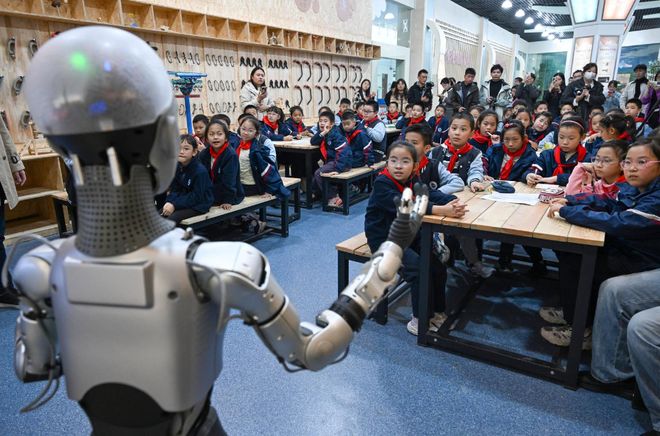 机器人老师这次真的进课堂了……